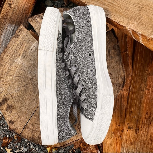 Converse Chuck Taylor II All Star - size W 7.5 M 5.5 - Grey Mesh - Picture 6 of 7